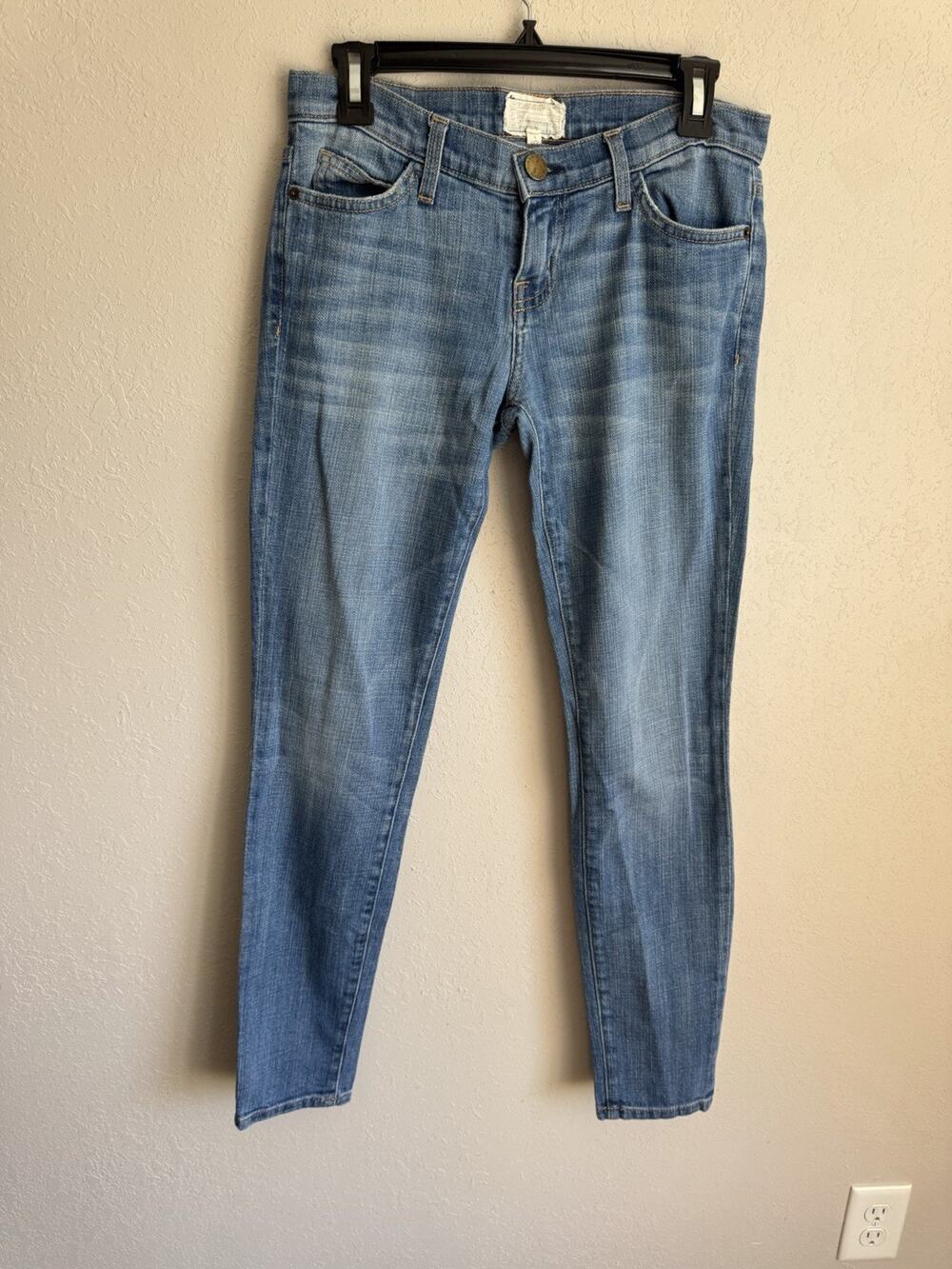 Current Elliot Alabama Ankle Skinny Mid Wash Blue Denim Jeans Womens 26 Casual